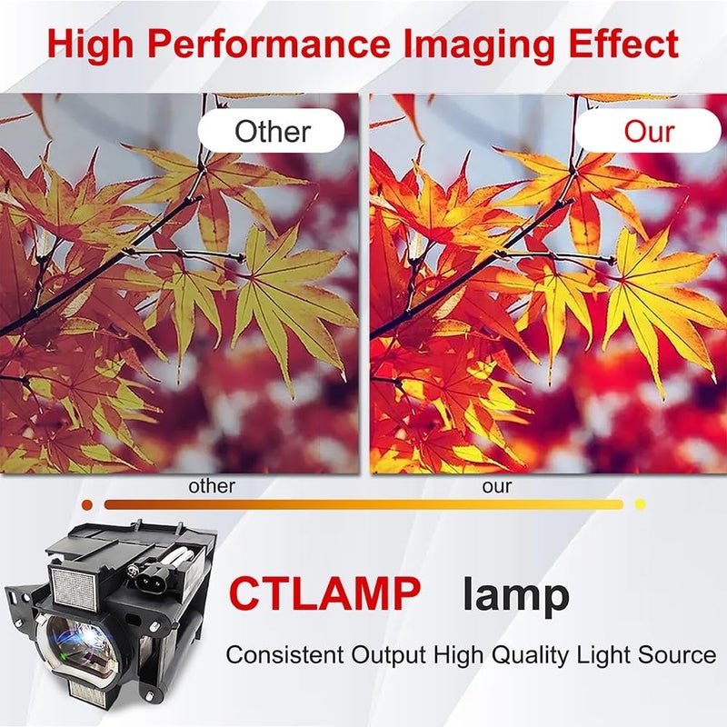 CTLAMP A+ Quality DT01471 Replacement Projector Lamp Bulb with Housing Compatible with HITACHI CP-WU8460 CP-WU8461 CP-WX8265 CP-X8170 HCP-D767U - Image 5